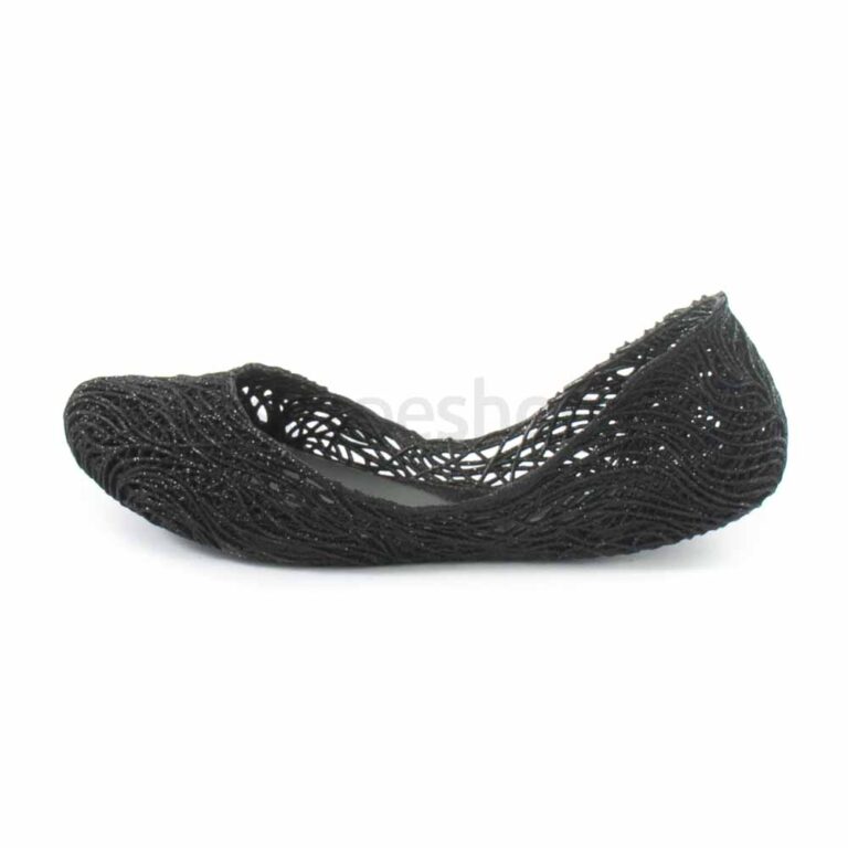 Flat Shoes MELISSA Campana Flow Black Glitter