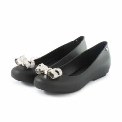 Flat Shoes MELISSA Dora II Black Silver