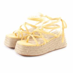Sandals CORINA Wedge Yellow M2386
