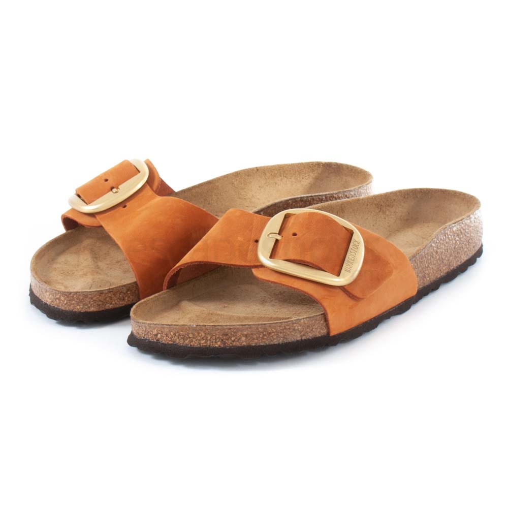 Birkenstock Madrid bug-buckle Sandals - Orange