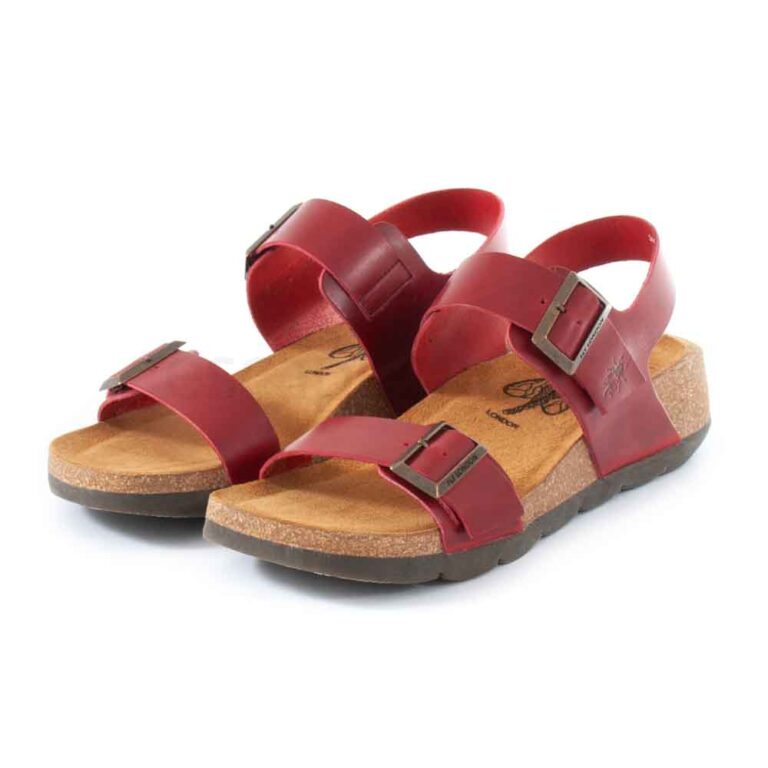 Sandals FLY LONDON Ceke722 Bridle Red