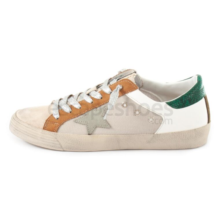 Sneakers CORINA M2020 Green White Cuero