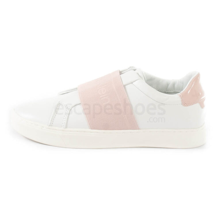 Sneakers CALVIN KLEIN Cupsole Slip White Sping Rose
