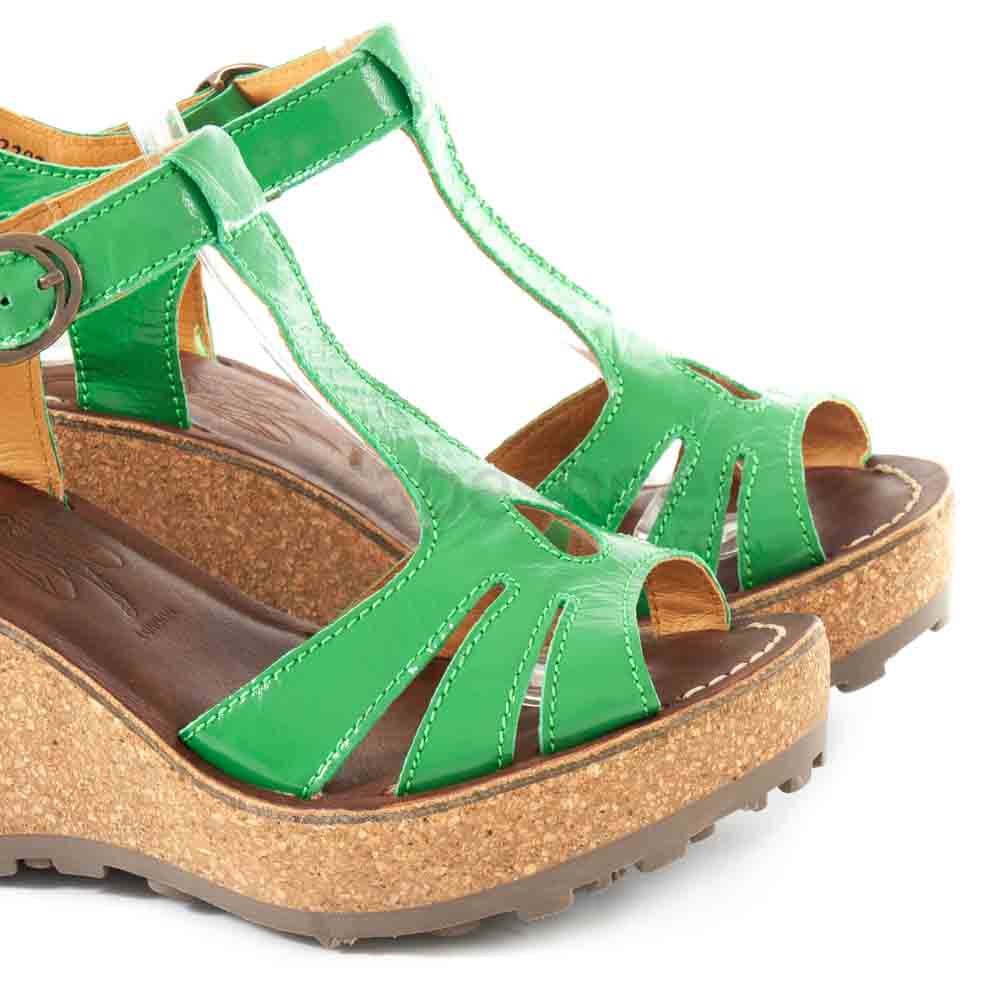 Fly London CURA Verde - Envío gratis   ! - Zapatos Sandalias  Mujer 57,00 €