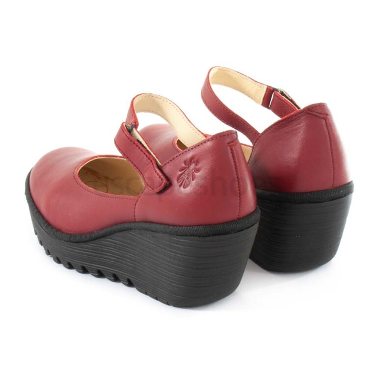 Sapatos FLY LONDON Yawo345 Soft Red P501345014