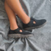 Zapatos ASPORTUGUESAS Cate Tweed Felt Negro P018085004