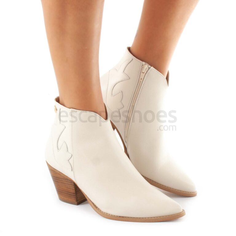Ankle Boots RUIKA Leather Bege 25/8500-P
