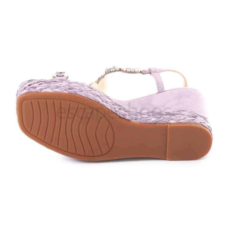Sandals ALMA EN PENA Suede Lilac V23510