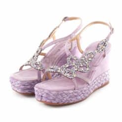 Sandals ALMA EN PENA Suede Lilac V23511