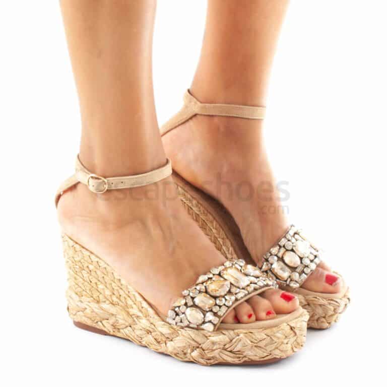 Sandals ALMA EN PENA Suede Sand V23508