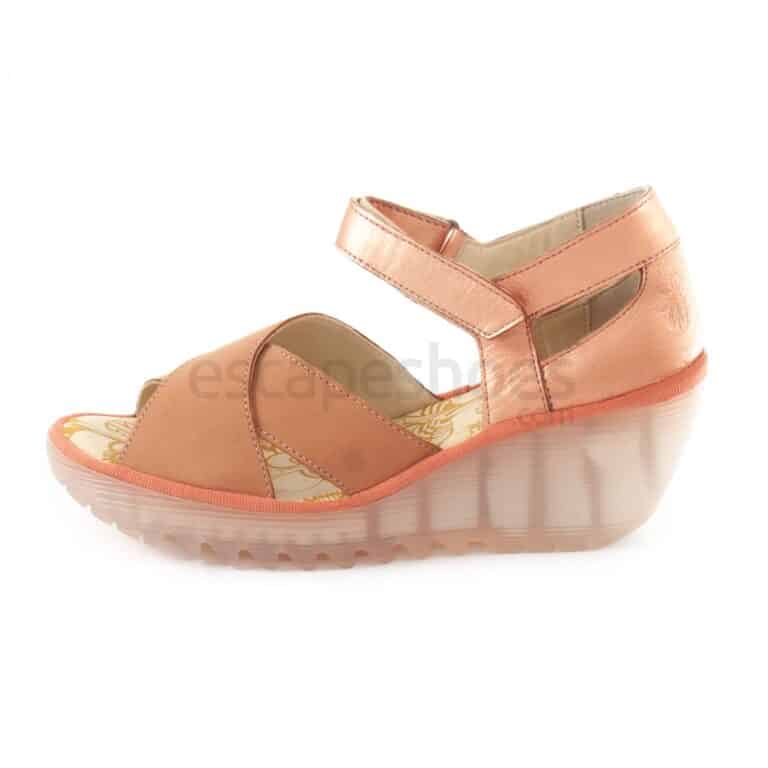 Sandals FLY LONDON Yent365 Cupido Idra Pink Blush Gold P501365009
