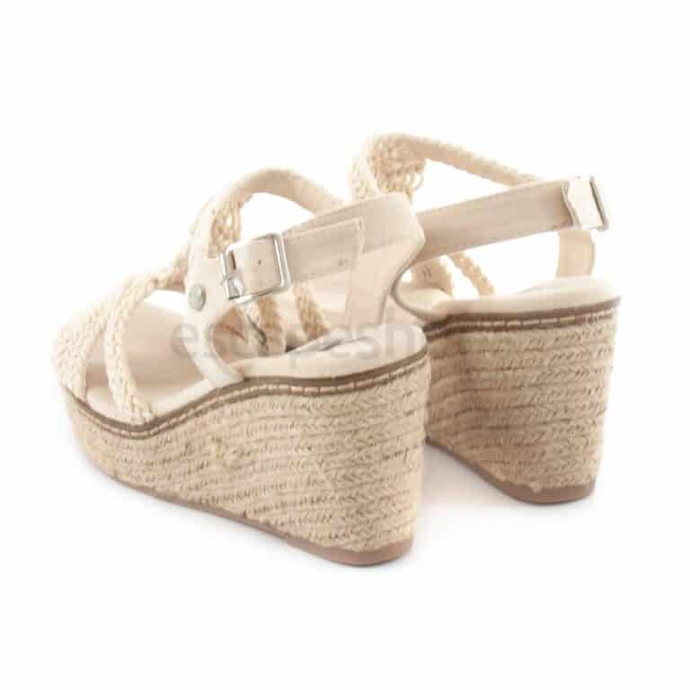Sandals XTI Tex Rope Wedge 140872 Ice