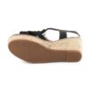 Sandals XTI Tex Rope Wedge 140872 Black