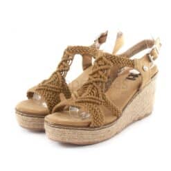 Sandals XTI Tex Rope Wedge 140872 Taupe