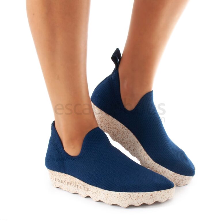 Zapatos ASPORTUGUESAS Care Recycled Elastic Azules