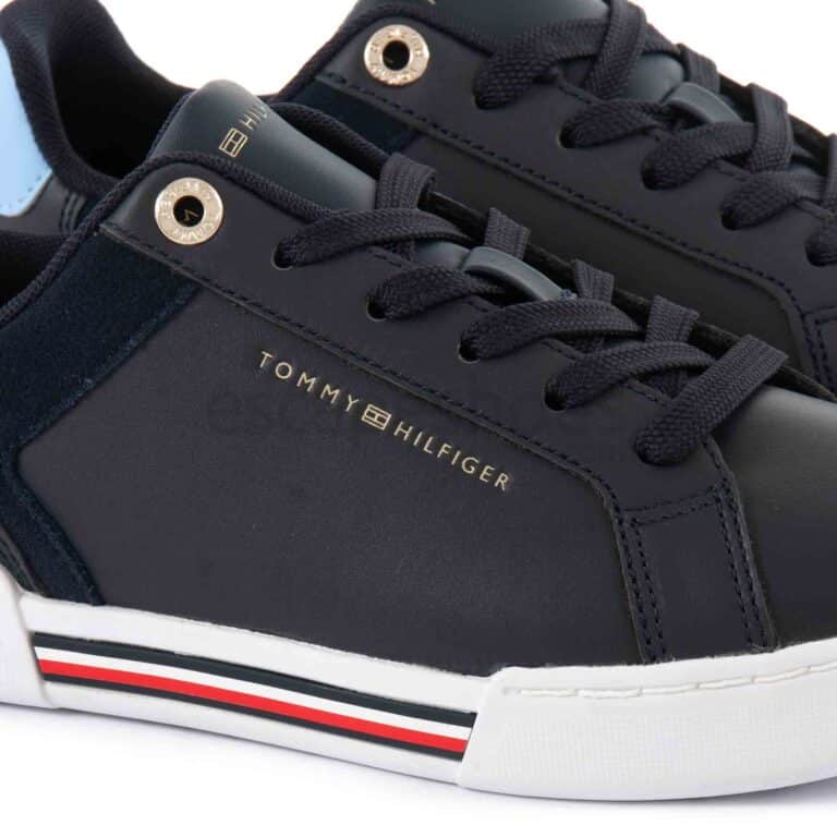 Sneakers TOMMY HILFIGER Court Sneaker Global Stripes Space Blue