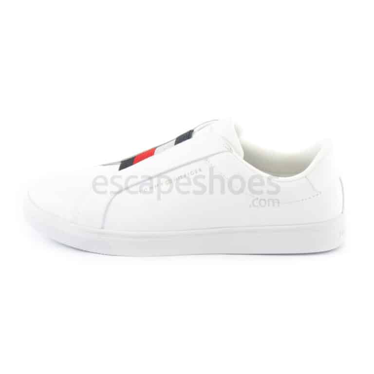 Tenis TOMMY HILFIGER Elastic Slip On Sneaker White