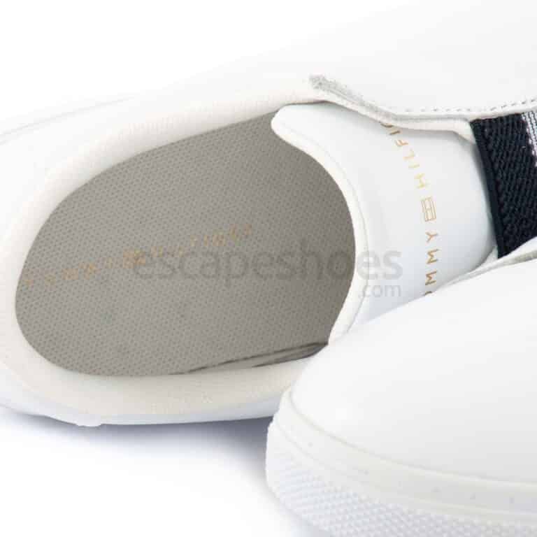 Zapatllas TOMMY HILFIGER Elastic Slip On Sneaker White