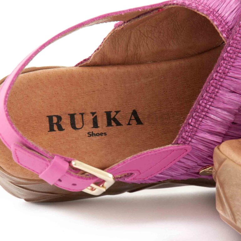 Sandals RUIKA Straw Fuxia 63/3636