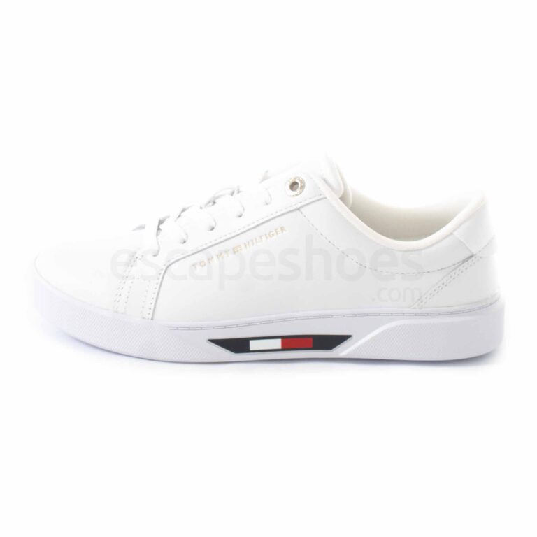 Sneakers TOMMY HILFIGER Global Stripes Court White