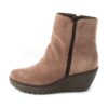 Botas FLY LONDON Yopa Oil Suede Taupe Expresso P501461003