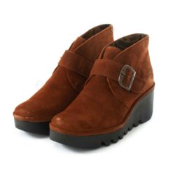 Botines FLY LONDON Birt Oil Suede Camel P501397002