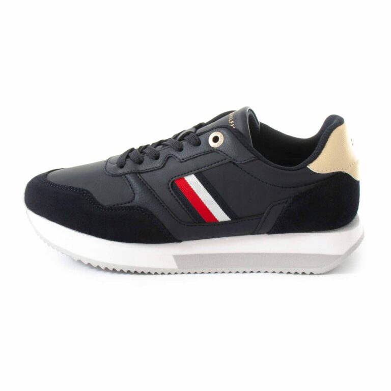 Tenis TOMMY HILFIGER Global Stripes Lifestyle Runner Space Blue
