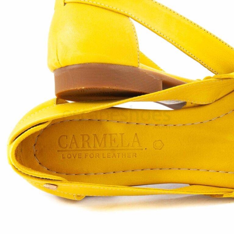 Ballerinas CARMELA Leather Yellow 161581