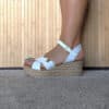 Sandals POPA White Napa CB24702 001
